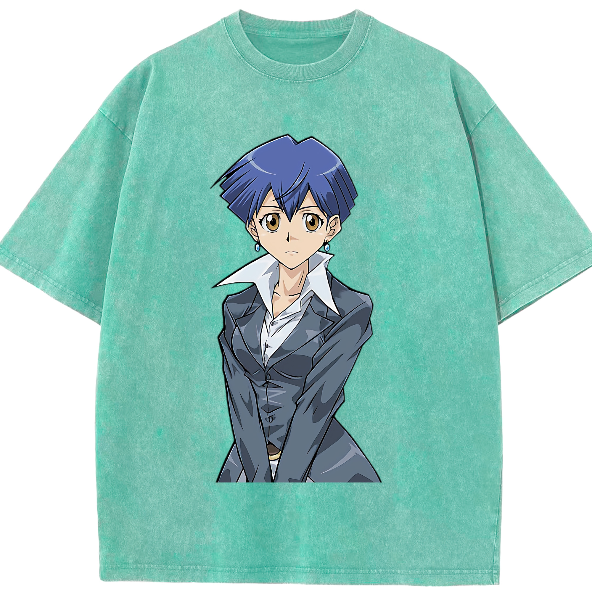 （画像用） 遊☆戯☆王 Yu-Gi-Oh! 綿100% ヴィンテージ風 半袖Tシャツ（フロントプリント）